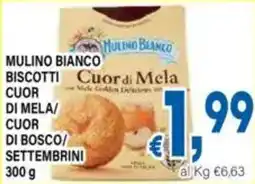 DEM Mulino Bianco Biscotti Cuor di Mela offerta