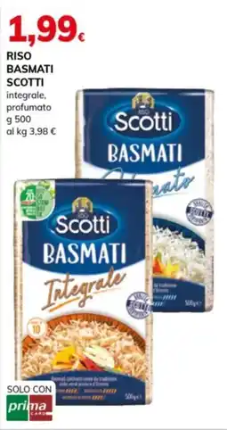 Basko Riso basmati Scotti integrale offerta