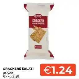 Mercatò Crackers salati Selex offerta