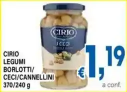 DEM Cirio legumi borlotti/ceci/cannellini offerta