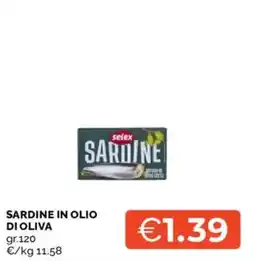 Mercatò Sardine selex offerta