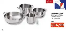 Mercatò Extra Linea in acciaio inox Lagostina offerta