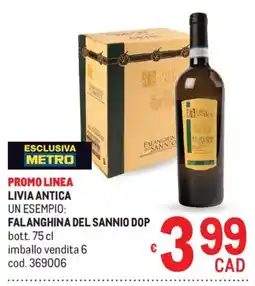 Metro Falanghina del Sannio DOP offerta