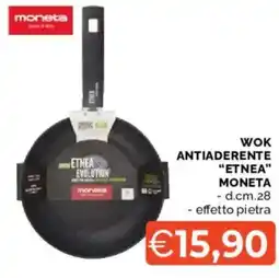 Mercatò Wok antiaderente "Etnea" Moneta offerta