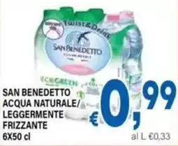 DEM San Benedetto acqua naturale leggermente frizzante offerta