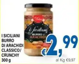DEM I siciliani burro di arachidi classico offerta