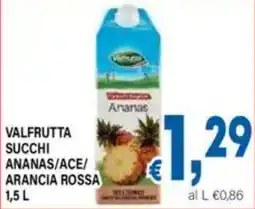 DEM Valfrutta succhi ananas/ace/arancia rossa offerta