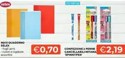 Mercatò Maxi quaderno Selex offerta