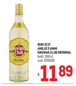 Metro Rum Havana Club Original offerta