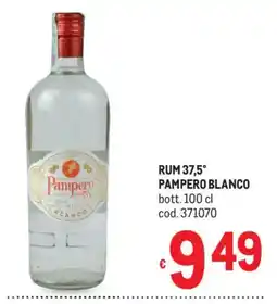 Metro Rum Pampero Blanco offerta