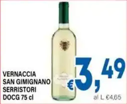 DEM Vernaccia San Gimignano Serristori offerta