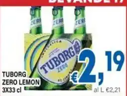 DEM Tuborg zero lemon offerta