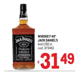 Metro Jack Daniel's Tennessee Whiskey offerta