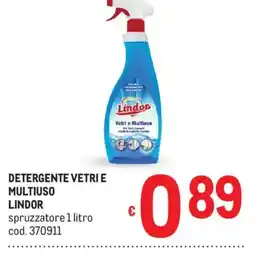 Metro Detergente vetri e multiuso Lindor offerta