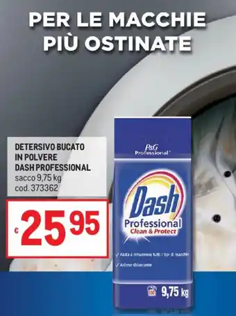 Metro Detersivo bucato in polvere Dash Professional offerta