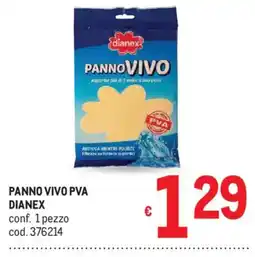 Metro Panno Vivo PVA Dianex offerta