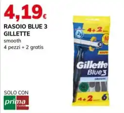 Basko Rasoio Blue 3 Gillette offerta