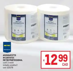 Metro Asciugatutto in Cartatex Metro Professional offerta