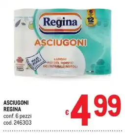 Metro Asciugoni Regina offerta