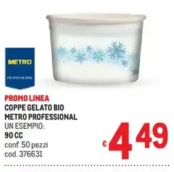 Metro Coppe gelato bio Metro Professional offerta