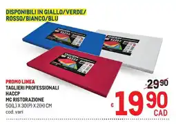 Metro Taglieri professionali HACCP offerta