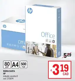 Metro RISMA CARTA HP offerta