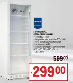 Metro Frigovetrina Metro Professional offerta