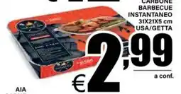 DEM Carbone barbecue instantaneo offerta