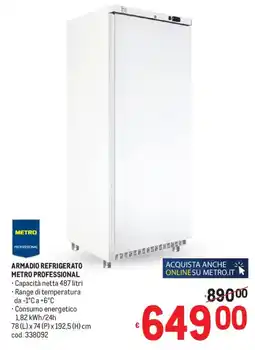 Metro Armadino refrigerato Metro Professional offerta