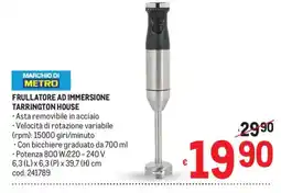 Metro Frullatore ad immersione Tarrington House offerta