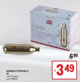 Metro Bombolette per seltz ISI offerta