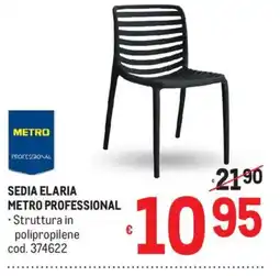 Metro Sedia Elaria Metro Professional offerta