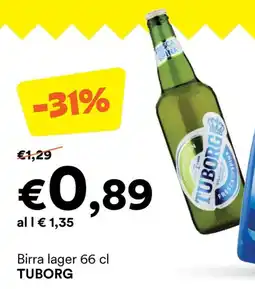 Unes Birra lager tuborg offerta