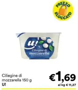 Unes Ciliegine di mozzarella U! offerta
