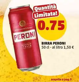 PENNY Birra Peroni offerta