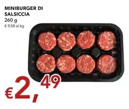 Migross Superstore Miniburger di salsiccia offerta
