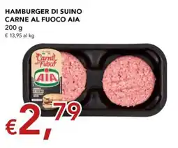 Migross Superstore Hamburger di suino carne al fuoco AIA offerta