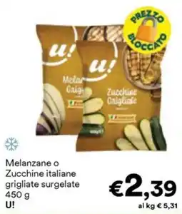 Unes Melanzane o Zucchine italiane grigliate offerta