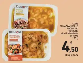 Mazzancolle tropicali alla thailandese Riunion
