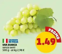 PENNY Uva bianca senza semi offerta