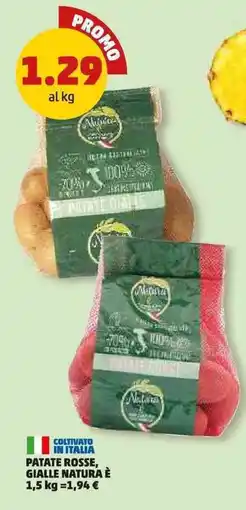 PENNY Patate rosse, gialle natura offerta