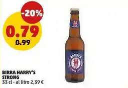 PENNY Birra Harry's Strong offerta