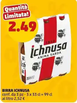 PENNY Birra Ichnusa offerta