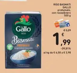 Conad Superstore Riso basmati Gallo profumato offerta