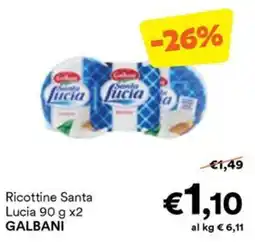 Unes Ricottine Santa Lucia offerta