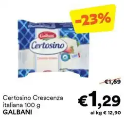 Unes Certosino Crescenza italiana GALBANI offerta