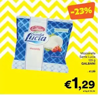 Unes Mozzarella Santa Lucia offerta