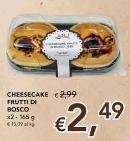 Migross Superstore La Pial Cheesecake frutti di bosco offerta