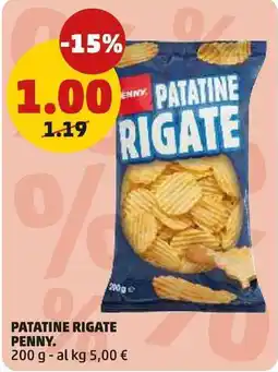PENNY Patatine rigate Penny offerta