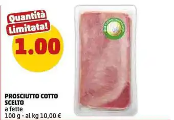 Prosciutto cotto scelto